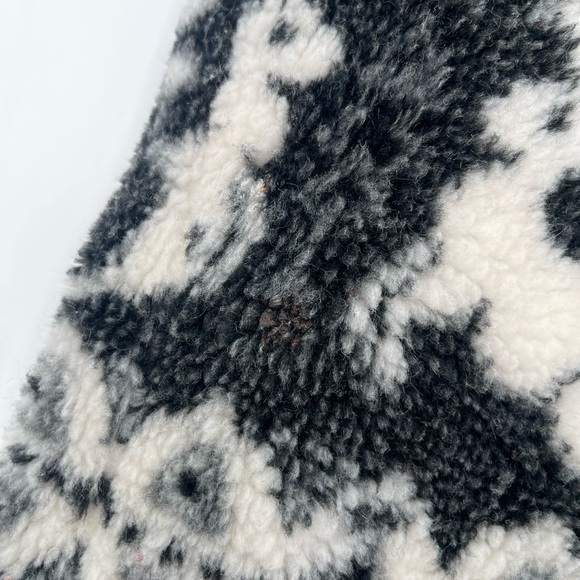 VTG Real Comfort High Pile Fleece Nordic Deer Coat Women’s Size Medium Jacket - Picture 13 of 16